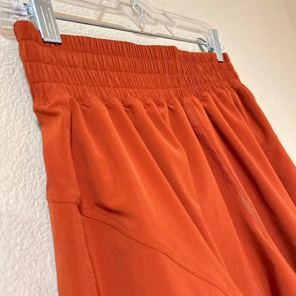 Lululemon Size M Court Rival High-Rise Short Burnt Orange Smocked Waist  LW7DKOS - Picture 7 of 11